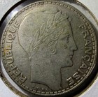 1934 France 10 Francs Silver Coin