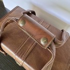 Vintage Leather Camera Hard Body Case  Bag Brown 60s-70s Great Condition