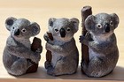 Miniature Baby Koala Bears  Resin  Wild Animal Land   Sea Collectible 1993 Lot 5