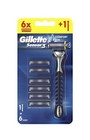 Gillette Sensor3 Refillable Razor With Comfort Gel 6 Cartridge Pack
