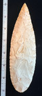 Beautiful Caddo Dance Blade 7  Arrowhead  Tan Chert Ne Oklahoma Artifact
