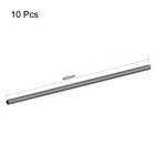 10pcs 3x2x400mm Carbon Fiber Round Tube Wing Pultrusion Tubing