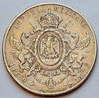 1 Peso Mexico  Empire Of Maximilian 1867 Mo  Silver Crown