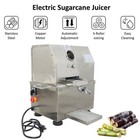 Desktop Stainless Steel Sugarcane Juice Extractor 3rolls Sugarcane Press Machine