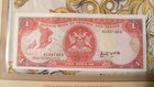 Most Treasured Banknotes Trinidad 1 Dollar 1985 P 36a Unc Prefix Ad Sign 4