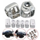 Switch Control Housing Cover Cap Kit For Harley Softail Heritage Classic Flstc