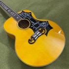 J-200 Elvis Presley Acoustic Guitar Yellow Spruce Top Free Shipping