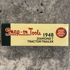 Snap-on Ertl 1948 Diamond T Tractor Trailer Die-cast Bank 1 43 Scale Vintage