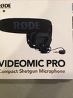 New Rode Videomic Pro 40hz-20khz Compact Shotgun Microphone