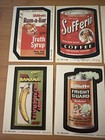 1980 Topps Wacky Packages 10 Sticker Cards Mixed Group Lot 8 Gulp Oil Bug Wally