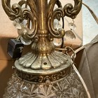 Mcm Hollywood Regency Glass Globe Hanging Light Lamp Swag Lamp  Read 