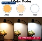 Desk Lamp usb Clip On Light book Lights For Reading At Night 3 Color Modes 10 Br