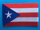 Puerto Rico Flag Patch Embroidered Applique Iron-on Sew-on  3 1 2  X 2 1 4    
