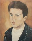 Boy Portrit Oil Painting Signed