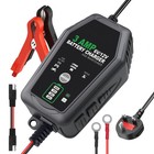 3 Amp Battery Charger  6v 12v Smart Car Battery Charger  Trickle Charger Lithium