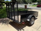 Utility Trailer 5x8 Solid Sides With Ramp