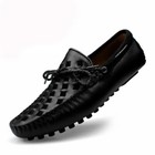 Genuine Leather Fashion Men s Casual Shoes Slip On Loafers Soft Driving Shoes