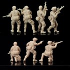 3d Printed 1 72 Modern Us  delta Force Hostage Rescue In Gaza  7 Man Group Model