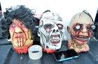 Halloween Zombie Props Severed Hanging Corpse Heads Life Size Foam Body Part