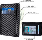 Slim Minimalist Wallet For Men Rfid Blocking Front Pocket Credit Card Holder