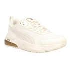 Puma Vis2k Mosaic Metallic Lace Up  Womens Off White Sneakers Casual Shoes 39679