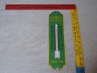 Vintage John Deere Tractor 11 3 4  Porcelain Metal Gasoline Oil Thermometer Sign