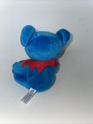 Grateful Dead Blue Dancing Bear Figurine Stuffed Plushie Standing Bear