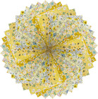 50pcs 10 X 10 Inches Cotton Fabric Bundle-yellow