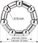 Bike Ball Bearing Bicycle Crank 5 16 X 7 Balls 4 Pcs Replacement Mtb Part