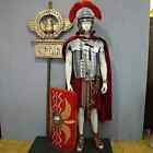 Roman Armor Lorica Segmentata Full Suit Of Armor Attached Belt Centurion Helm