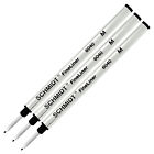 3x Schmidt 6040 Fineliner Felt Tip Pen Refill  Black Medium Point