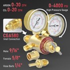 Argon Co2 Regulators  With Hose Gauges Gas Welding Regulator For Mig tig