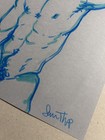Nude Male Drawing- Original Fine Art- Direct From   Signed By Artist