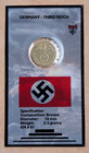 1937 - 1940 Germany 5 Reichspfennig Bronze  - Wwii - 100x55 Mm - 1 Pc