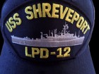 Uss Shreveport Lpd-12 Navy Ship Hat U s Military Official Ball Cap U s a Made