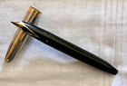 Scarce Exc Cond Sheaffer Pfm-iv Snorkel Fountain Pen W  Black Barrel-inked Onc