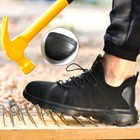 Indestructible Safety Mens Shoes Steel Toe Boots Puncture-proof Work Sneakers