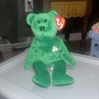 Ty Beanie Baby Erin The Irish Bear 1997 With Errors  rare Collectable  