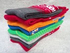 Coke Sprite Fanta Crew Socks 8 Pairs Size 6-1 2 To 12 New Unused With Tags