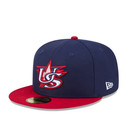 Usa Mens Navy Blue 2026 World Baseball Classic 59fifty New Era Fitted Hat