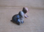 Retired Hagen Renaker Roaring Hippo Tiny Miniature Hippopotamus