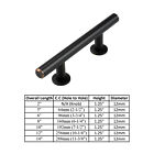 Solid Oil Rubbed Bronze Modern Cabinet Handles Pulls Kitchen Hardware Stainless