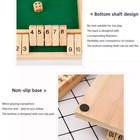 New 4-player Shut The Box Dice Game Wooden Family Party Porch Pub Bar Board Game