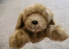 Russ Brown Stuffed Plush 12  X 7  Dog