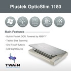 Plustek Opticslim 1180 A3 Large  Format Flatbed Document Scanner 1200 Dpi