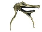 Alice Bronze Guitar Capo Crocodile Shape Guitar Quick Release Trigger Key Clamp