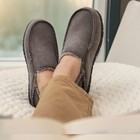 Men s Moccasin Slippers Comfy Warm Memory Foam House Shoes For Indoor Outdoor   