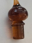 Vintage Amber Mcm Empoli Glass Genie Bottle Stopper 4 5    Italy See Details
