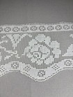 Antique Ecru Italian Filet Lace Trim Edging - 4 Pieces - 3 5    Inches Wide 