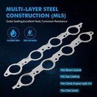 Ls Mls Exhaust Manifold Header Gasket W bolts Fit Ls1 4 8 5 3l 5 7l 6 0l 6 2l V8